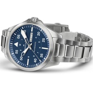 Men's watch / unisex  HAMILTON, Khaki Aviation Pilot Day Date Auto / 42mm, SKU: H64635140 | watchphilosophy.co.uk