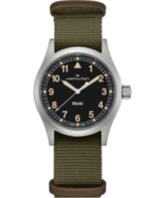 Men's watch / unisex HAMILTON, Khaki Field Quartz / 38mm, SKU: H69401930 | watchphilosophy.co.uk