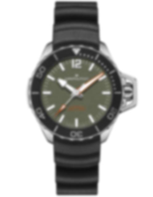 Men's watch / unisex HAMILTON, Khaki Navy Frogman Auto / 41mm, SKU: H77455360 | watchphilosophy.co.uk