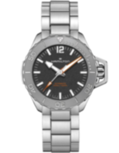 Men's watch / unisex HAMILTON, Khaki Navy Frogman Auto / 41mm, SKU: H77485130 | watchphilosophy.co.uk