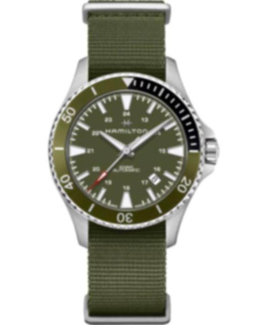 Men's watch / unisex HAMILTON, Khaki Navy Scuba Auto / 40mm, SKU: H82375961 | watchphilosophy.co.uk