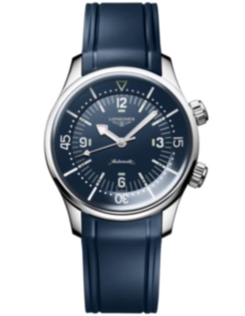 Men's watch / unisex  LONGINES, Legend Diver / 39mm, SKU: L3.764.4.90.9 | watchphilosophy.co.uk