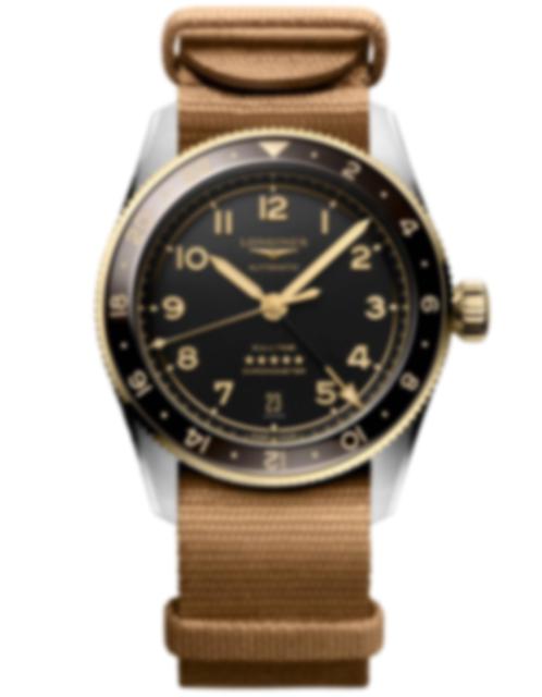 Men's watch / unisex LONGINES, Spirit Zulu Time / 39mm, SKU: L3.802.5.53.9 | watchphilosophy.co.uk