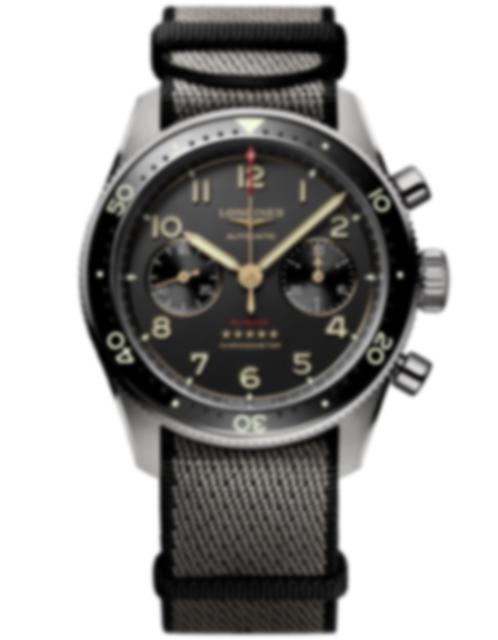 Men's watch / unisex LONGINES, Spirit Flyback Titanium / 42mm, SKU: L3.821.1.53.2 | watchphilosophy.co.uk