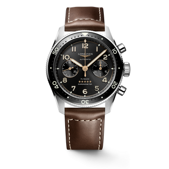 Men's watch / unisex  LONGINES, Spirit Flyback / 42mm, SKU: L3.821.4.53.2 | watchphilosophy.co.uk
