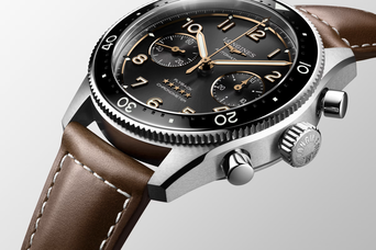 Men's watch / unisex  LONGINES, Spirit Flyback / 42mm, SKU: L3.821.4.53.2 | watchphilosophy.co.uk