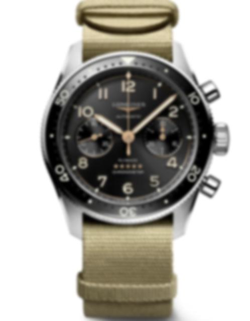 Men's watch / unisex LONGINES, Spirit Flyback / 42mm, SKU: L3.821.4.53.9 | watchphilosophy.co.uk