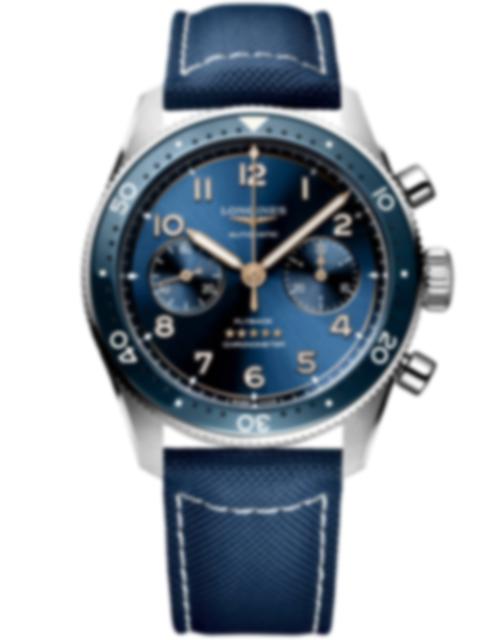 Men's watch / unisex LONGINES, Spirit Flyback / 42mm, SKU: L3.821.4.93.2 | watchphilosophy.co.uk