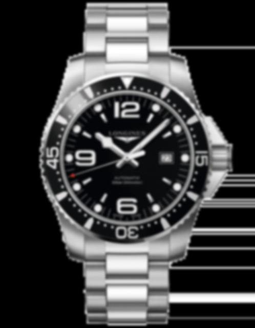 Men's watch / unisex LONGINES, HydroConquest / 44mm, SKU: L3.841.4.56.6 | watchphilosophy.co.uk
