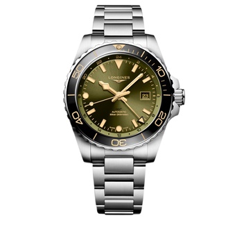 Men's watch / unisex  LONGINES, HydroConquest GMT / 43mm, SKU: L3.890.4.06.6 | watchphilosophy.co.uk