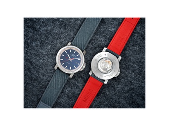 Men's watch / unisex MÜHLE-GLASHÜTTE, 29ER Day/Date / 42.4 mm, SKU: M1-25-34-CB | watchphilosophy.co.uk