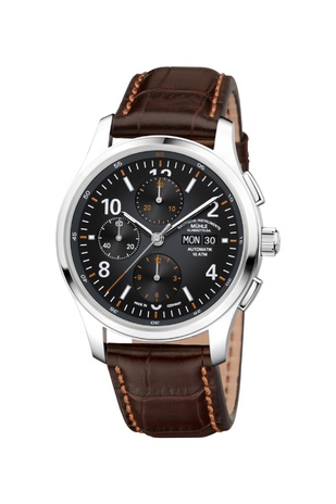 Men's watch / unisex MÜHLE-GLASHÜTTE, Lunova Chronograph / 42.3mm, SKU: M1-43-06-LB | watchphilosophy.co.uk