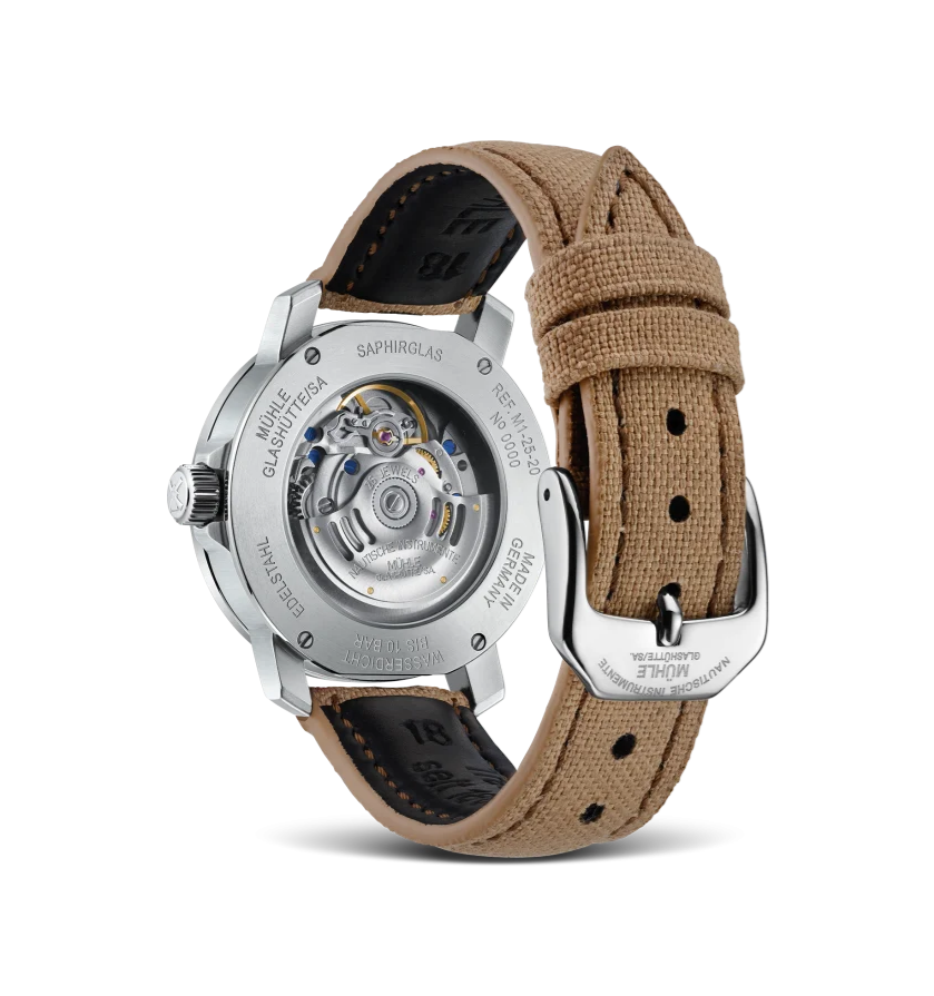 Men's watch / unisex MÜHLE-GLASHÜTTE, 29ER / 36.6 mm, SKU: M1-25-29-CB | watchphilosophy.co.uk