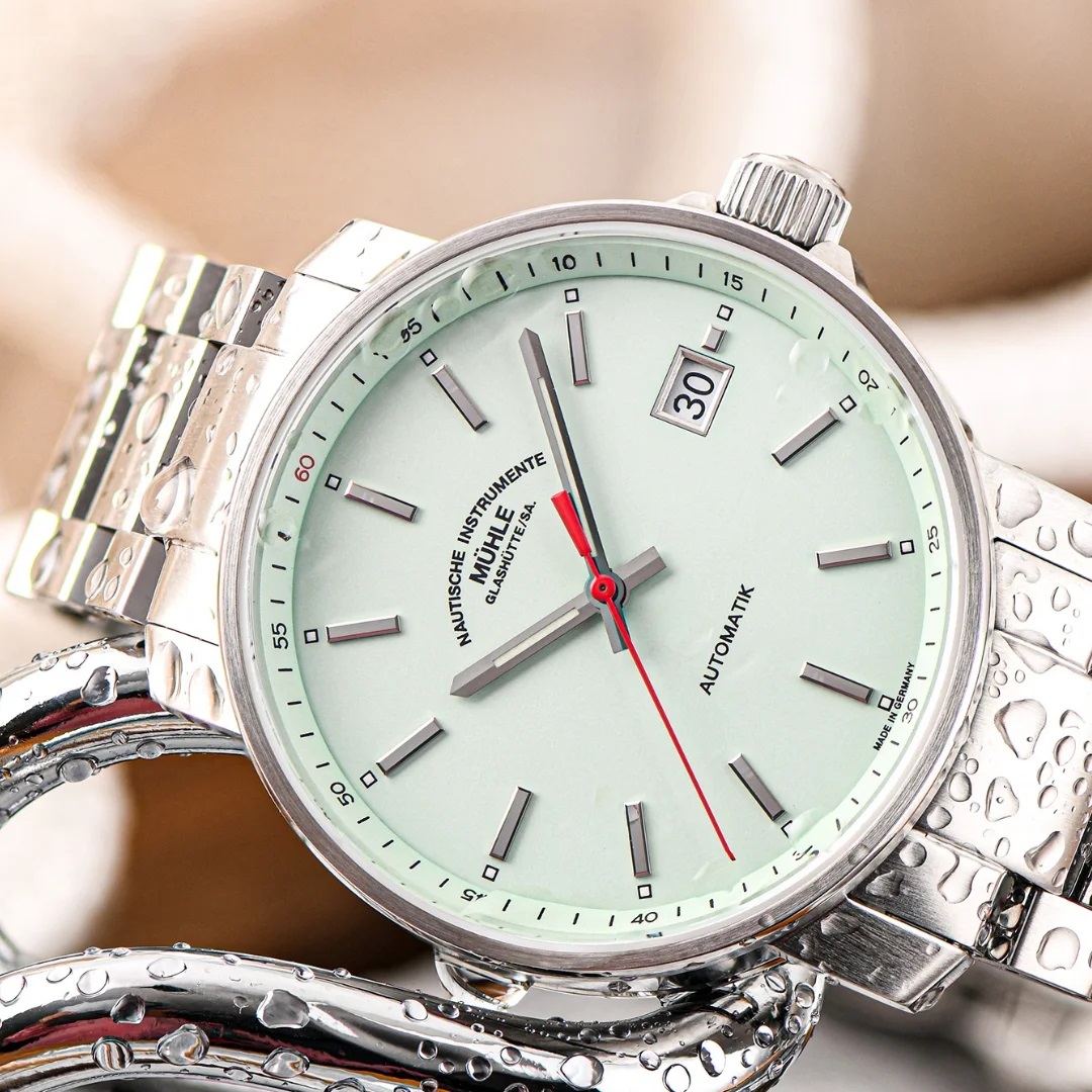 Men's watch / unisex MÜHLE-GLASHÜTTE, 29ER / 36.6 mm, SKU: M1-25-29-MB | watchphilosophy.co.uk