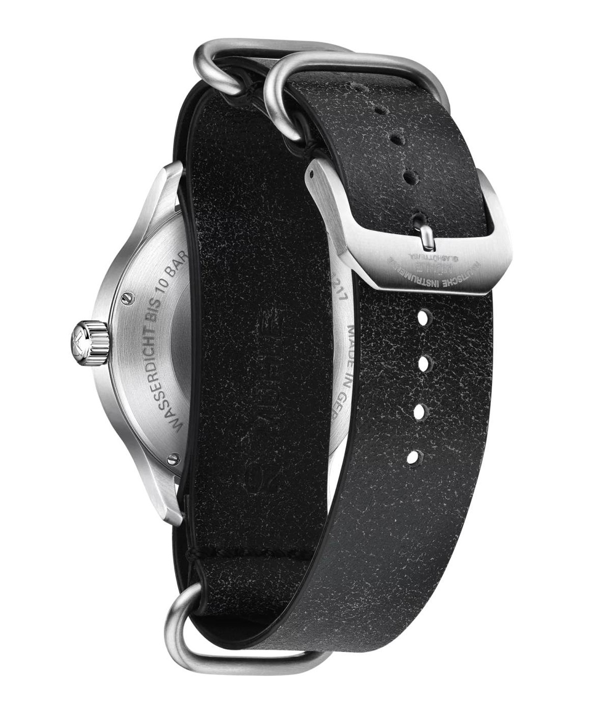 Men's watch / unisex MÜHLE-GLASHÜTTE, Panova Red / 40mm, SKU: M1-40-78-LB-VI | watchphilosophy.co.uk