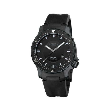 Men's watch / unisex MÜHLE-GLASHÜTTE, Sea-Timer BlackMotion / 44mm, SKU: M1-41-83-KB | watchphilosophy.co.uk