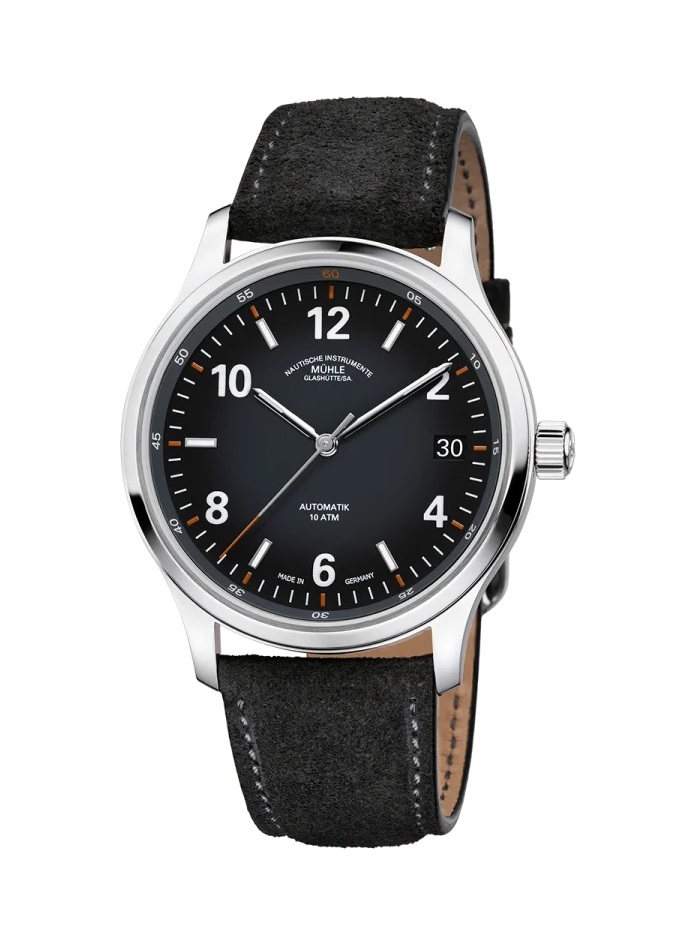 Men's watch / unisex  MÜHLE-GLASHÜTTE, Lunova Date / 42.3mm, SKU: M1-43-16-LB-V | watchphilosophy.co.uk