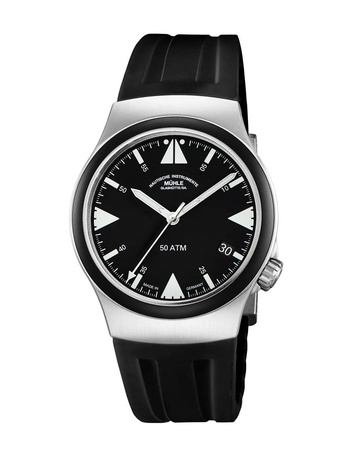Men's watch / unisex MÜHLE-GLASHÜTTE, S.A.R. Mission-Timer Titan / 43 mm, SKU: M1-51-03-KB | watchphilosophy.co.uk