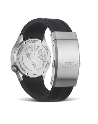 Men's watch / unisex MÜHLE-GLASHÜTTE, S.A.R. Mission-Timer Titan / 43 mm, SKU: M1-51-03-KB | watchphilosophy.co.uk