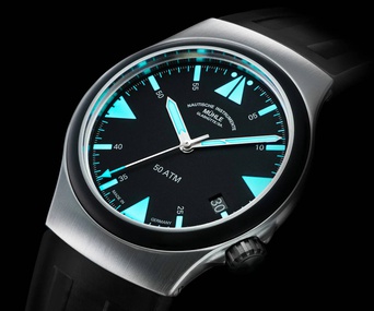 Men's watch / unisex MÜHLE-GLASHÜTTE, S.A.R. Mission-Timer Titan / 43 mm, SKU: M1-51-03-KB | watchphilosophy.co.uk