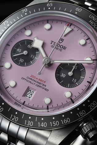 Men's watch / unisex TUDOR, Black Bay Chrono Pink / 41mm, SKU: M79360N-0019 | watchphilosophy.co.uk
