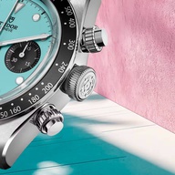 Men's watch / unisex TUDOR, Black Bay Chrono Flamingo Blue / 41mm, SKU: M79360N-0024 | watchphilosophy.co.uk