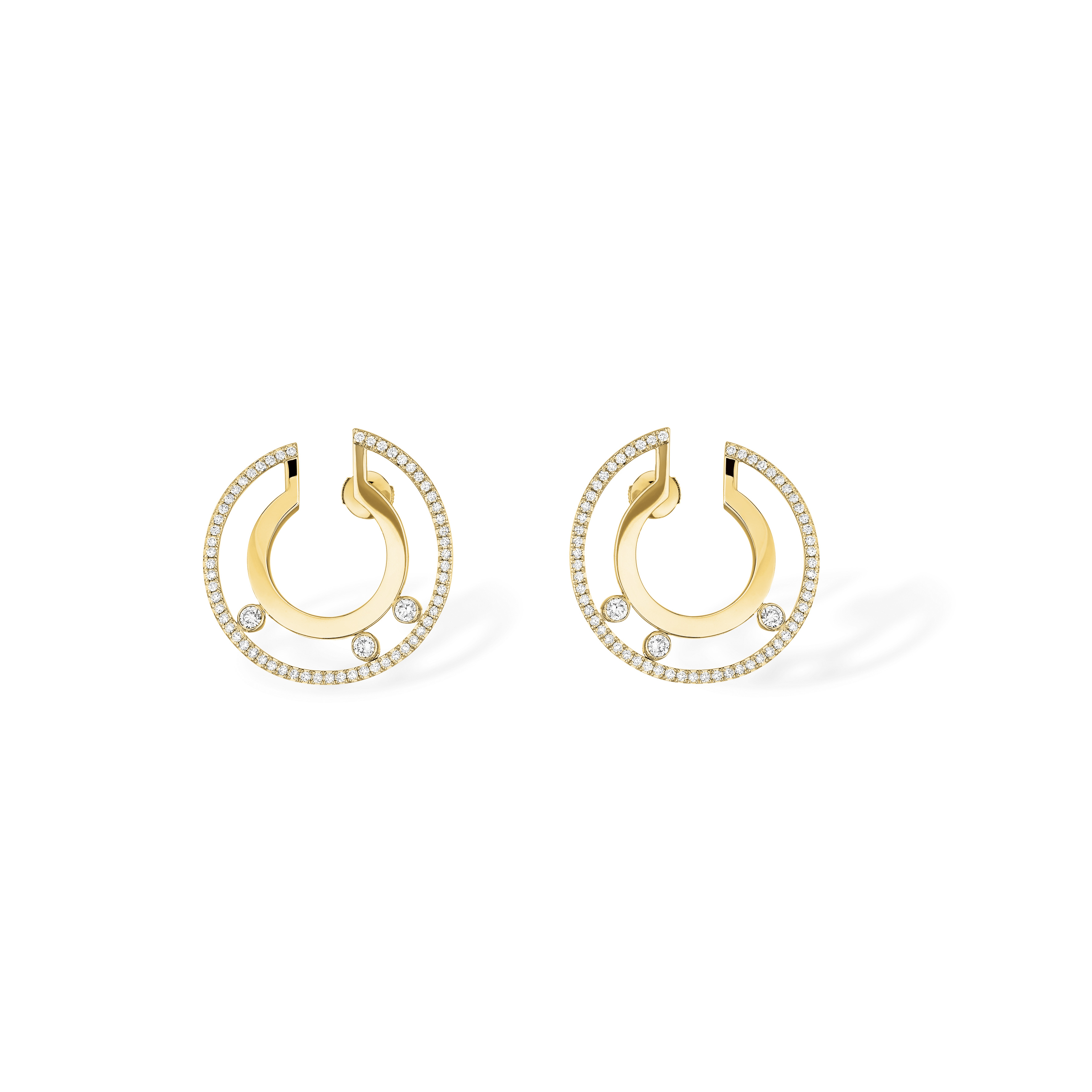Women Jewellery  MESSIKA, Move Romane Large Hoop Earrings, SKU: 06690-YG | watchphilosophy.co.uk