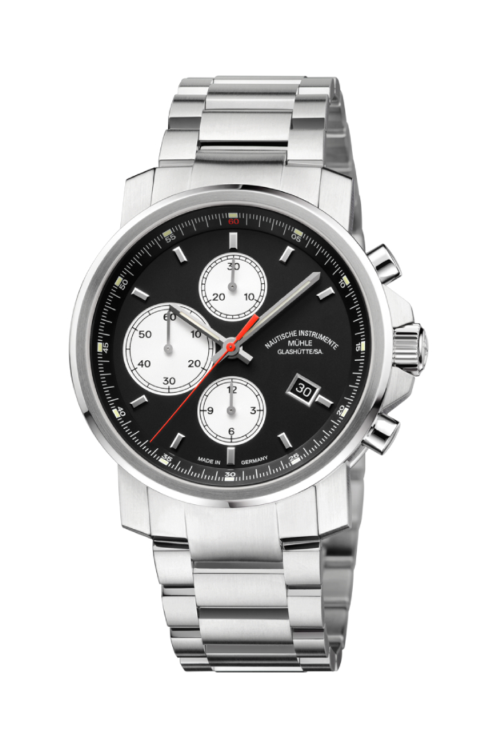 Men's watch / unisex MÜHLE-GLASHÜTTE, 29ER Chronograph / 42.4 mm, SKU: M1-25-43-MB | watchphilosophy.co.uk