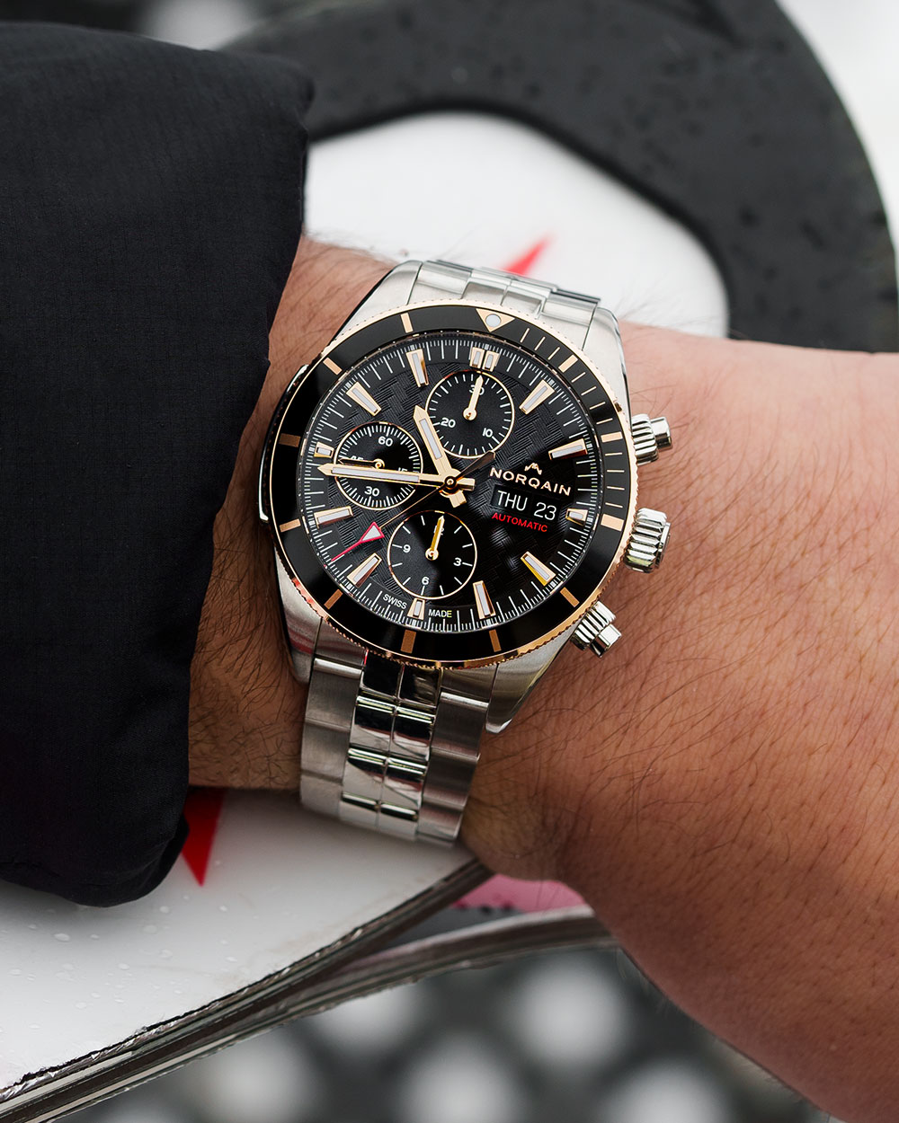 Men's watch / unisex NORQAIN, Adventure Sport Chrono Day/Date/ 41mm, SKU: N1500GA1IC/B153/150SC | watchphilosophy.co.uk