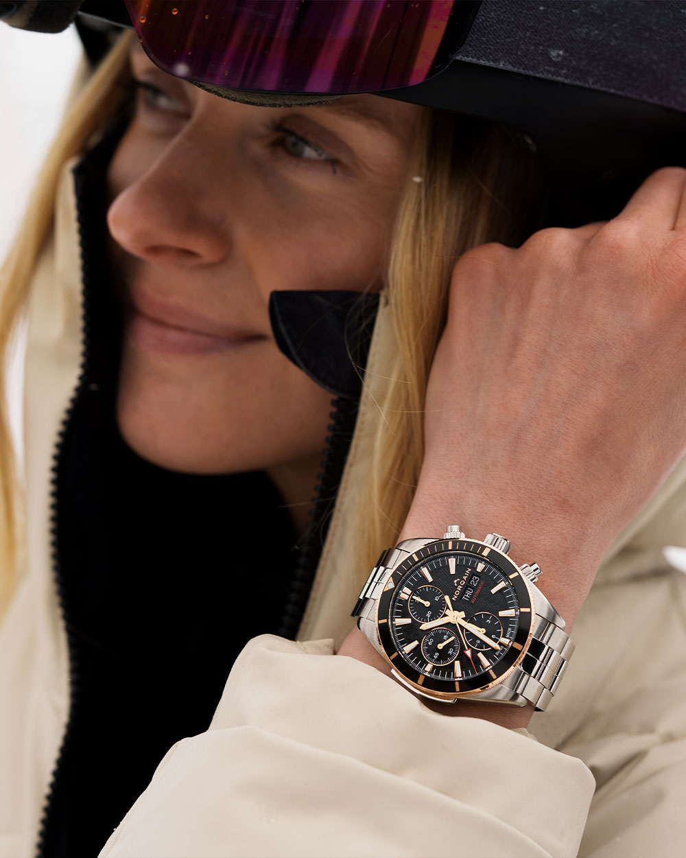 Men's watch / unisex NORQAIN, Adventure Sport Chrono Day/Date/ 41mm, SKU: N1500GA1IC/B153/150SC | watchphilosophy.co.uk