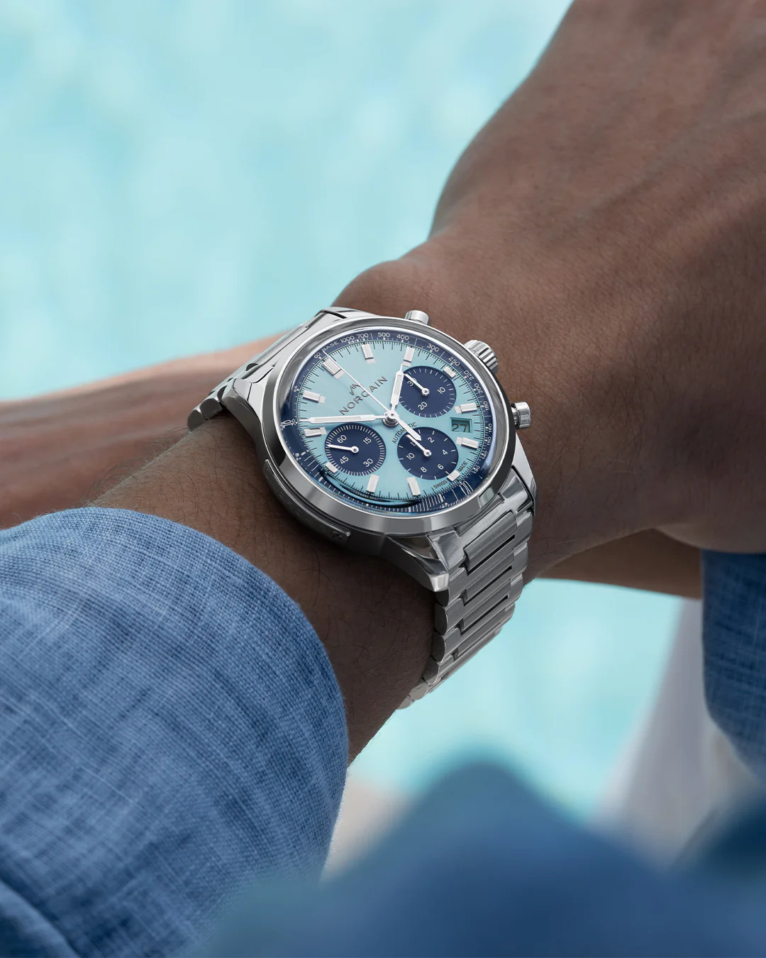Men's watch / unisex NORQAIN, Freedom 60 Chrono / 40mm, SKU: N2201S22C/IAA221/201SG | watchphilosophy.co.uk