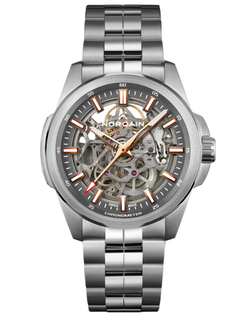 Men's watch / unisex NORQAIN, Independence Skeleton / 42mm, SKU: N3000SLA/G303/102SI | watchphilosophy.co.uk
