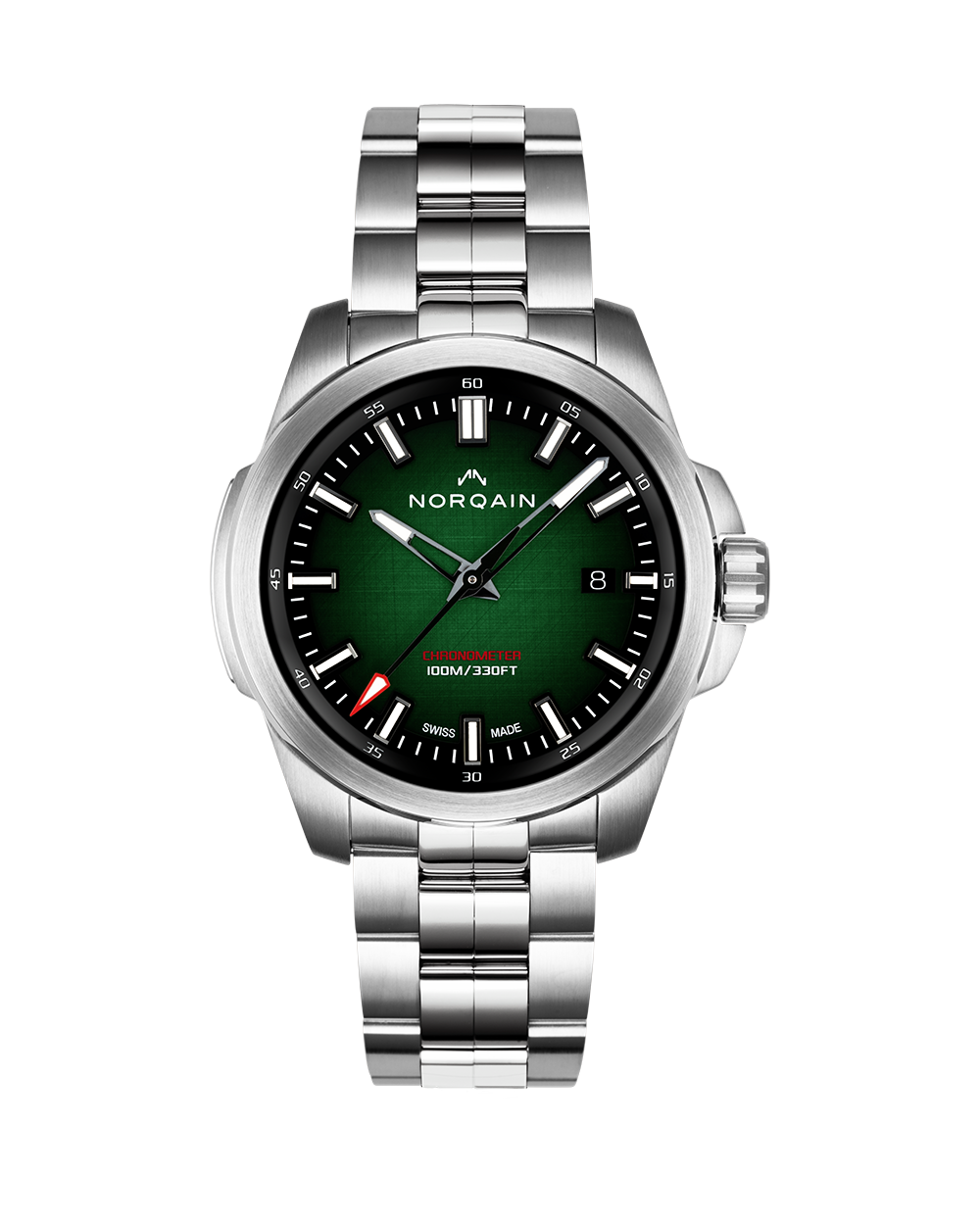 Men's watch / unisex NORQAIN, Independence Green Gradient / 40mm, SKU: N3008S03A/ES301/150SI | watchphilosophy.co.uk