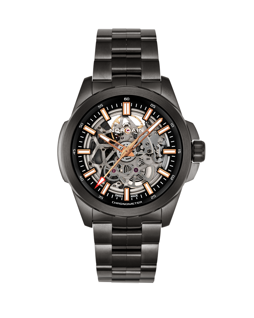 Men's watch / unisex  NORQAIN, Independence Skeleton DLC / 42mm, SKU: NB3000B03A/303/102BI | watchphilosophy.co.uk