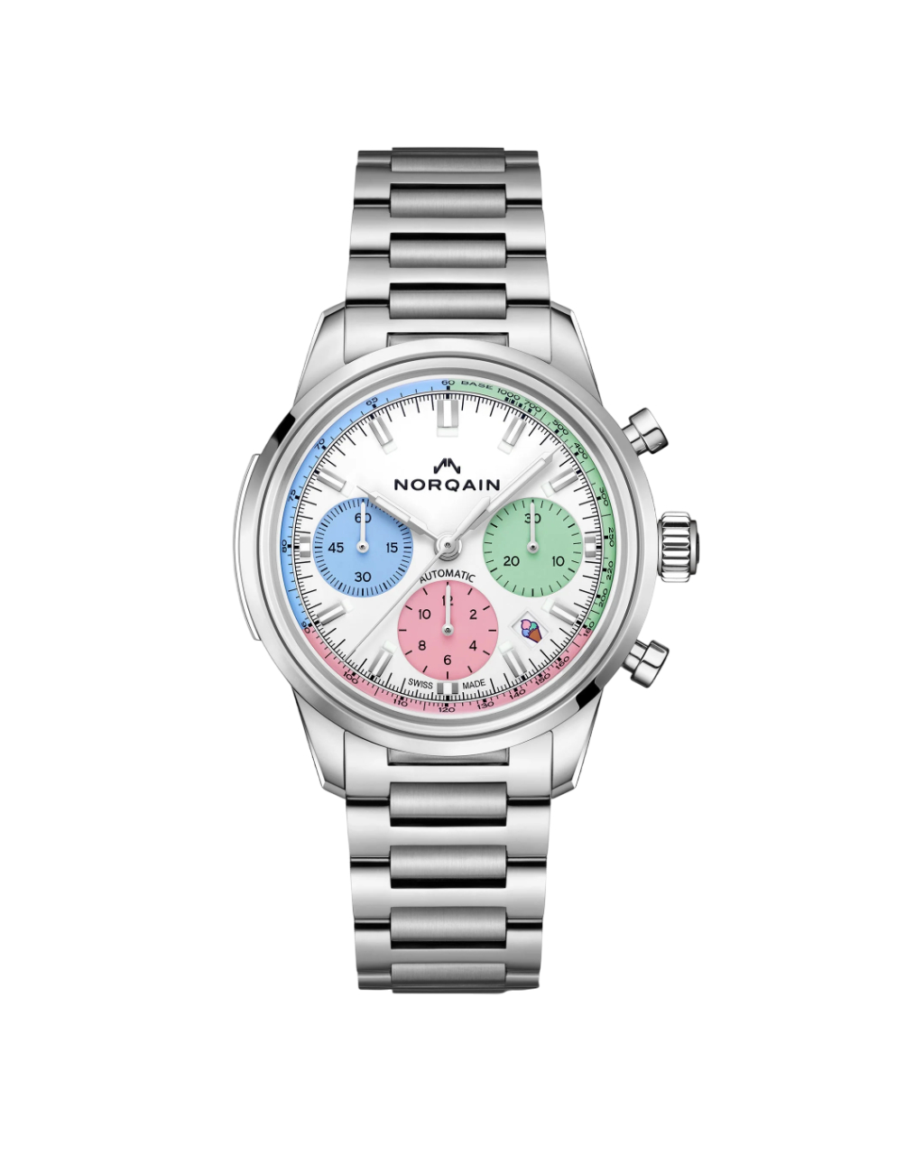 Men's watch / unisex  NORQAIN, Freedom 60 Chrono Enjoy Life Special Edition / 40mm, SKU: N2201.19S01.C01.S01 | watchphilosophy.co.uk