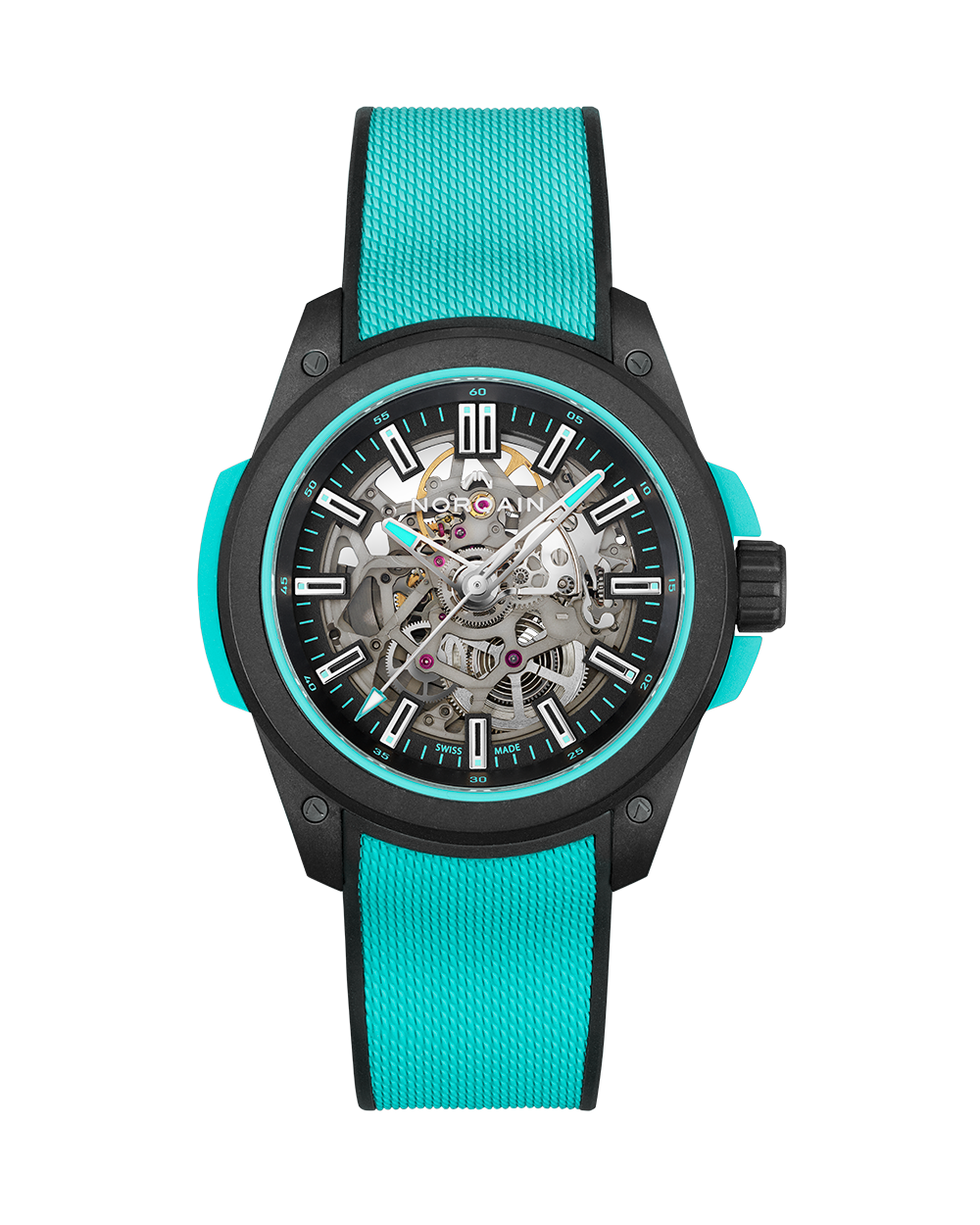 Men's watch / unisex NORQAIN, Independence Wild One Skeleton / 42mm, SKU: NNQ3000QBQ1AS/B007/3W1QBR.20BQ | watchphilosophy.co.uk