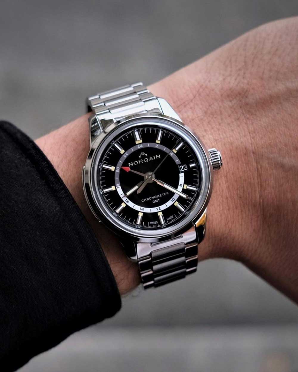 Men's watch / unisex NORQAIN, Freedom 60 GMT / 40mm, SKU: NN2100SG/B211/201SG | watchphilosophy.co.uk