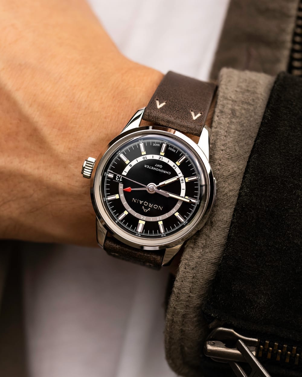 Men's watch / unisex NORQAIN, Freedom 60 GMT / 40mm, SKU: NN2100SG/B211/20EO.18S | watchphilosophy.co.uk