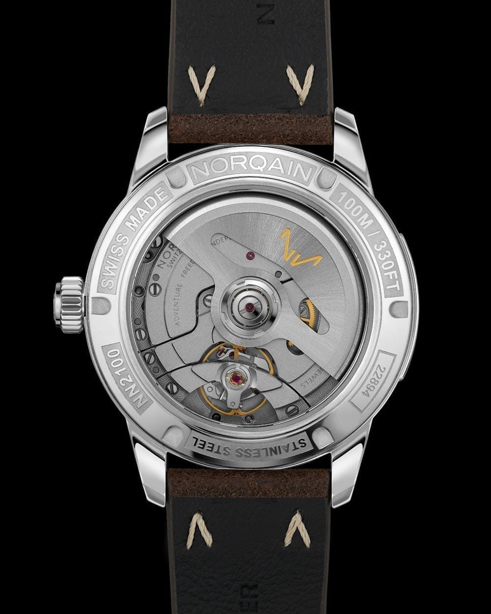 Men's watch / unisex NORQAIN, Freedom 60 GMT / 40mm, SKU: NN2100SG/O211/201SG | watchphilosophy.co.uk