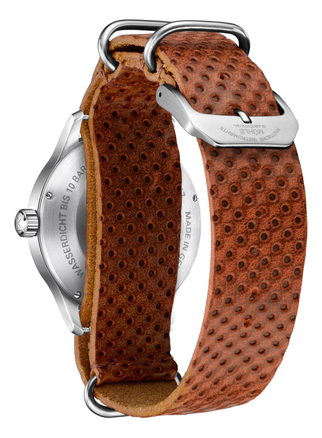 Men's watch / unisex MÜHLE-GLASHÜTTE, Panova Grey / 40mm, SKU: M1-40-75-LB-I | watchphilosophy.co.uk