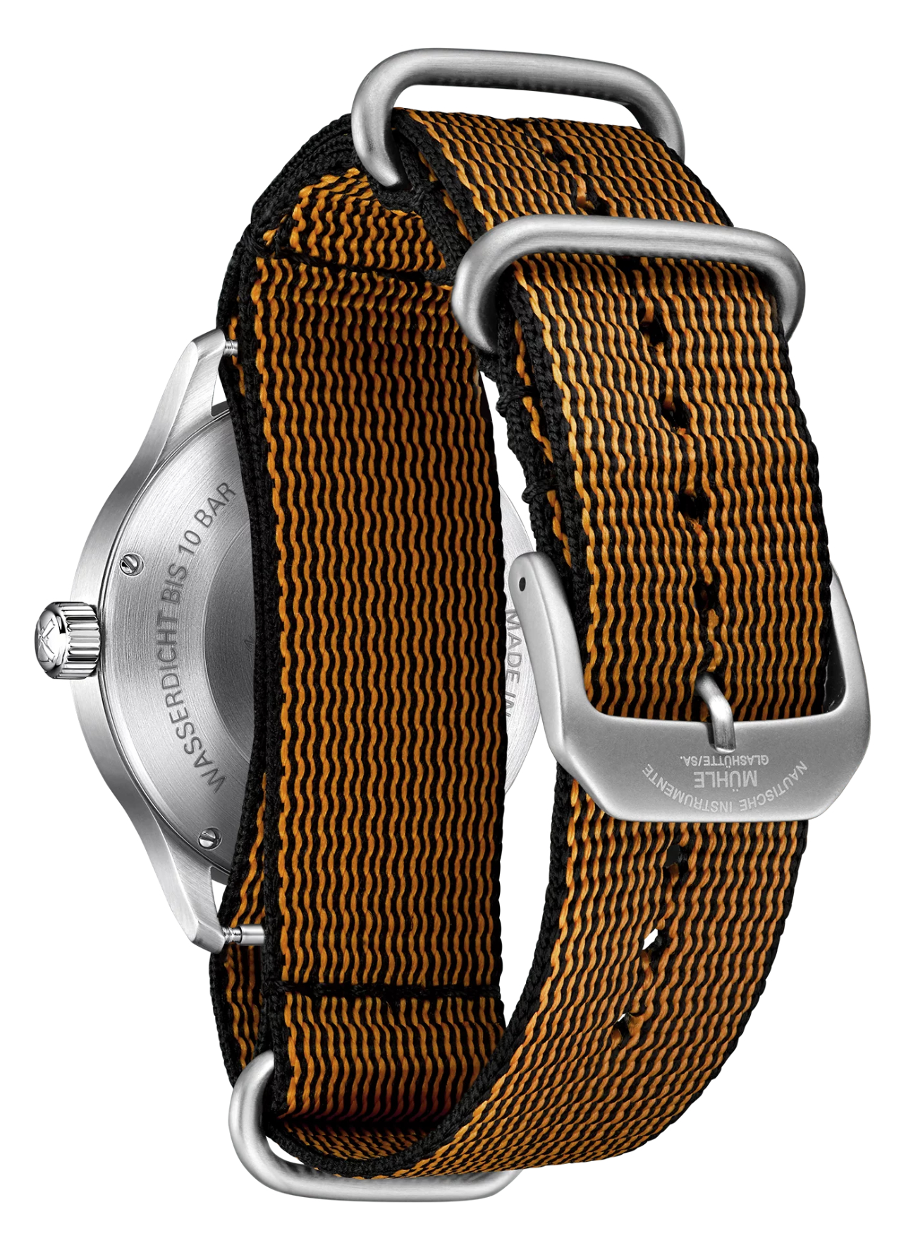 Men's watch / unisex MÜHLE-GLASHÜTTE, Panova Grey / 40mm, SKU: M1-40-75-NB-III | watchphilosophy.co.uk