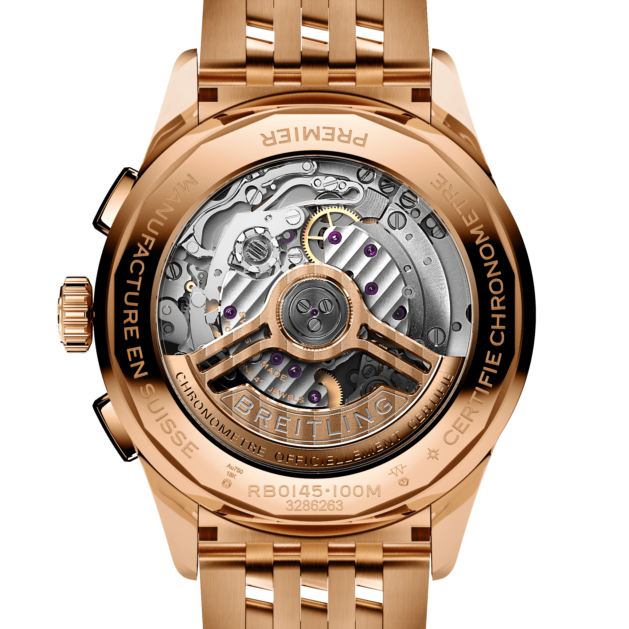Men's watch / unisex BREITLING, Premier B01 Chronograph / 42mm, SKU: RB0145371G1R1 | watchphilosophy.co.uk