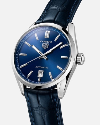Men's watch / unisex TAG HEUER, Carrera Date / 39mm, SKU: WBN2112.FC6504 | watchphilosophy.co.uk