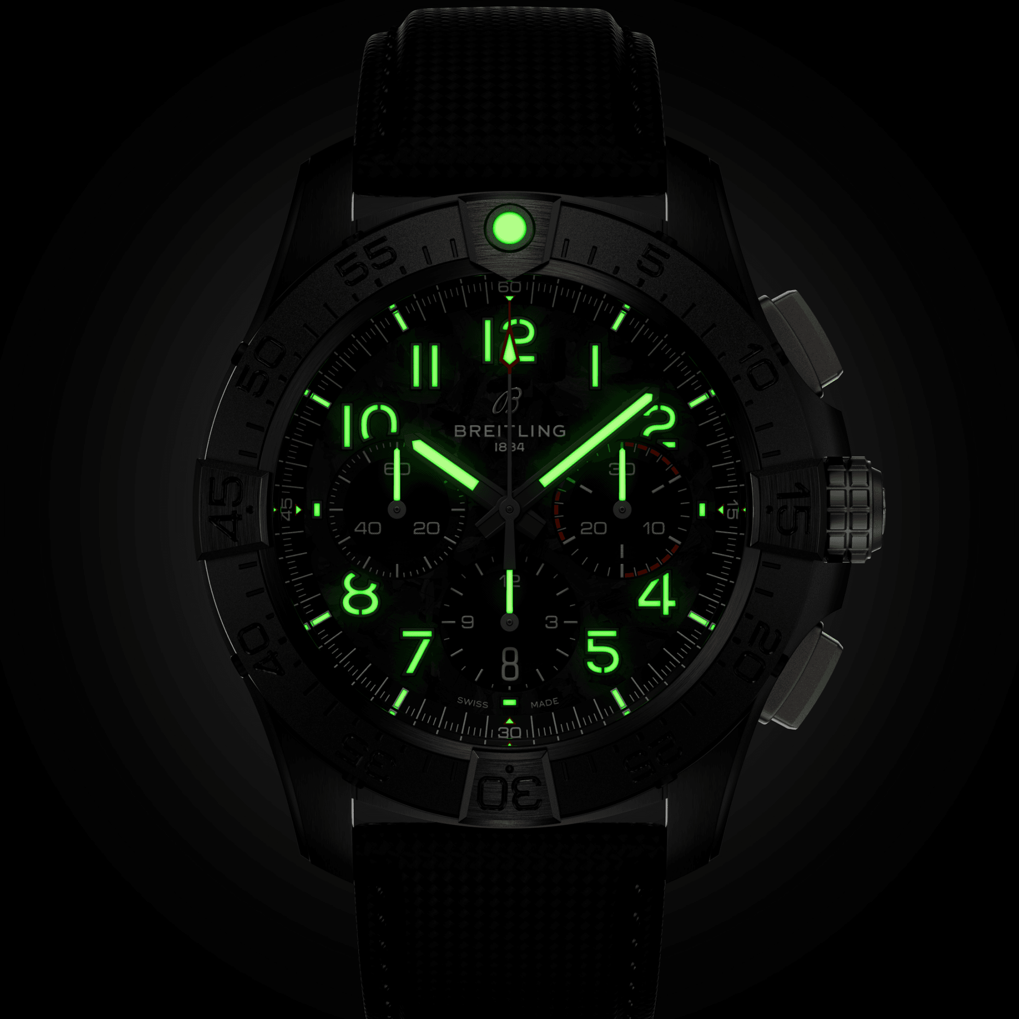 Men's watch / unisex BREITLING, Avenger B01 Chronograph Night Mission / 44mm, SKU: SB0147101B1X1 | watchphilosophy.co.uk