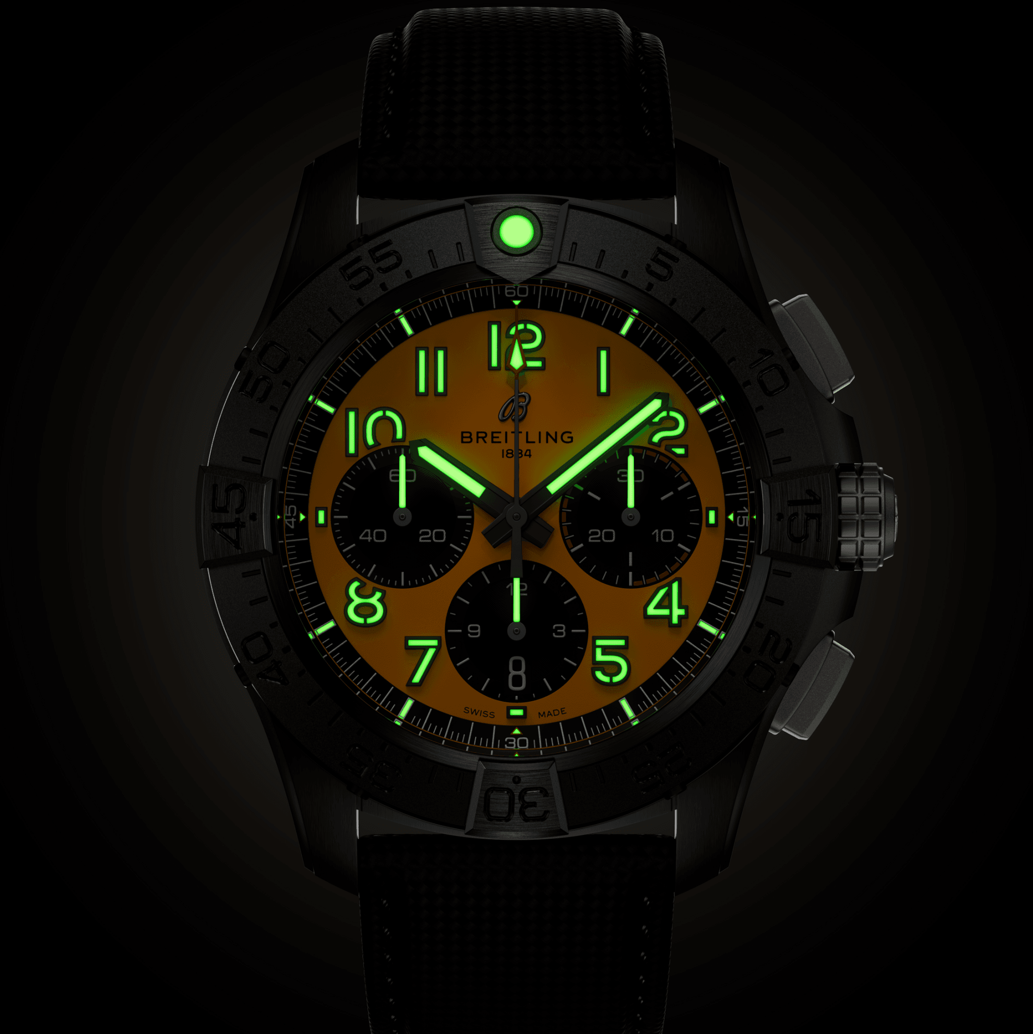 Men's watch / unisex BREITLING, Avenger B01 Chronograph Night Mission / 44mm, SKU: SB0147101I1X2 | watchphilosophy.co.uk