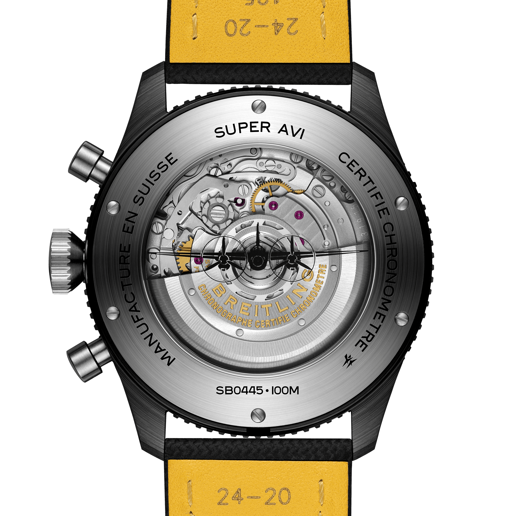 Men's watch / unisex BREITLING, Super AVI B04 Chronograph GMT Mosquito Night Fighter / 46mm, SKU: SB04451A1B1X1 | watchphilosophy.co.uk