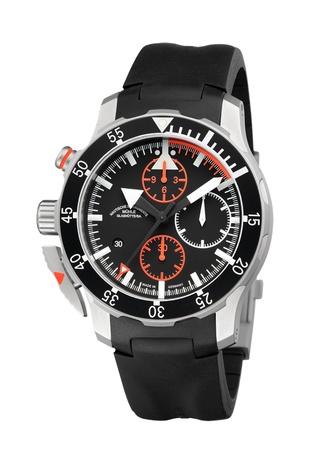Men's watch / unisex MÜHLE-GLASHÜTTE, S.A.R. Flieger-Chronograph / 45 mm, SKU: M1-41-33-KB | watchphilosophy.co.uk