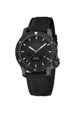 Men's watch / unisex  MÜHLE-GLASHÜTTE, Sea-Timer BlackMotion / 44mm, SKU: M1-41-83-CB | watchphilosophy.co.uk