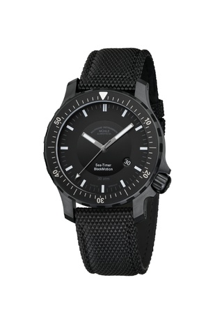 Men's watch / unisex MÜHLE-GLASHÜTTE, Sea-Timer BlackMotion / 44mm, SKU: M1-41-83-CB | watchphilosophy.co.uk