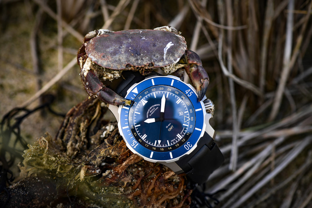 Men's watch / unisex MÜHLE-GLASHÜTTE, S.A.R. Seebataillon GMT / 45mm, SKU: M1-28-62-KB | watchphilosophy.co.uk